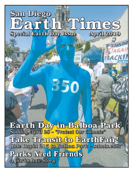 Photo Cover of San Diego Earth Times April 2019