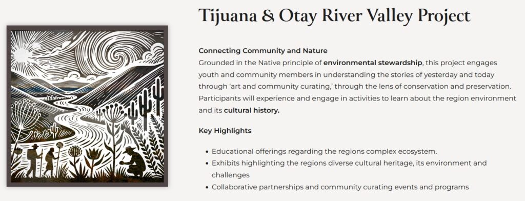 Eyyay Ahuun Foundation Tijuana & Otay River Valley Projects